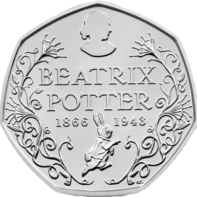 Beatrix Potter Anniversary 50p 2016