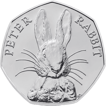 Peter Rabbit 50p 2016