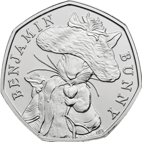 Benjamin Bunny 50p 2017